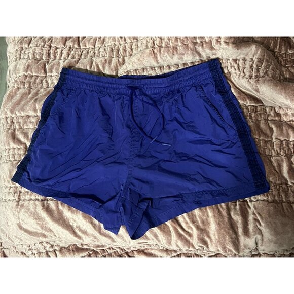 Athleta Expedition Short Nylon Blue Purple Size 6 - Picture 1 of 11